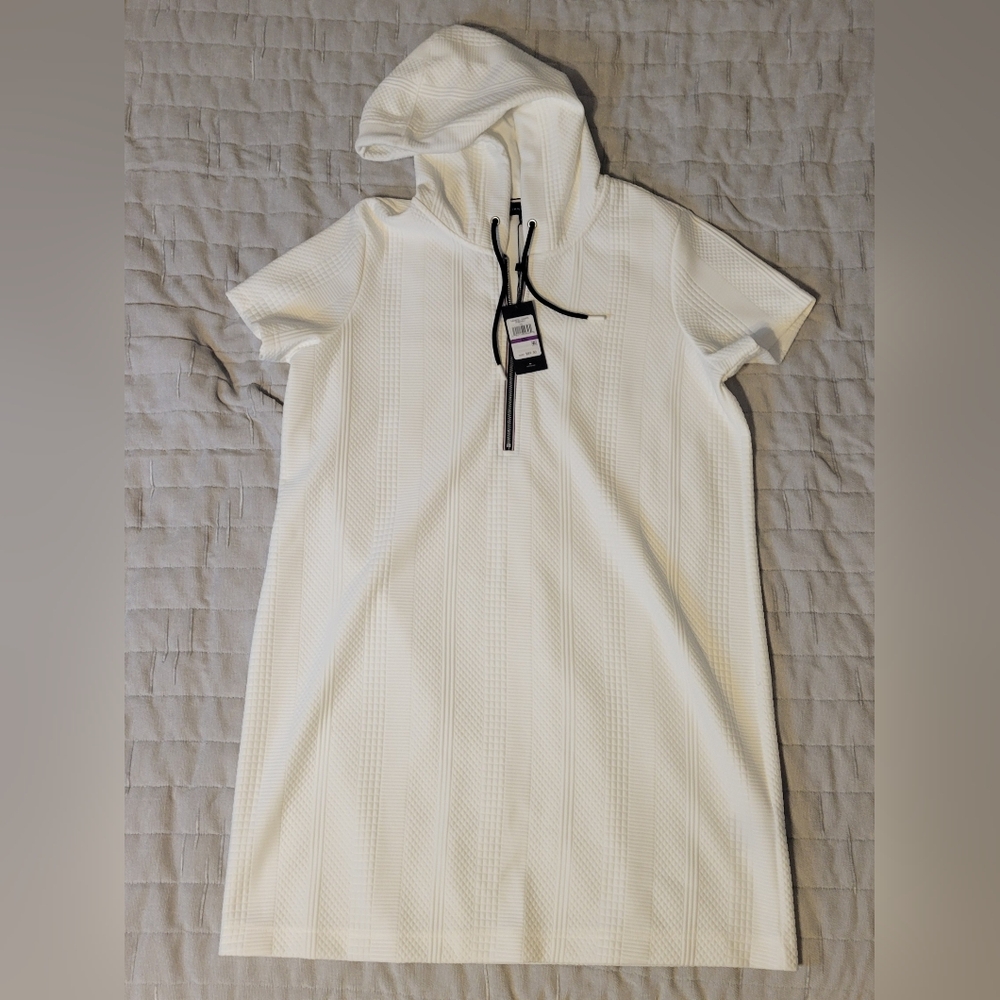 Tommy Hilfiger White Hooded Dress